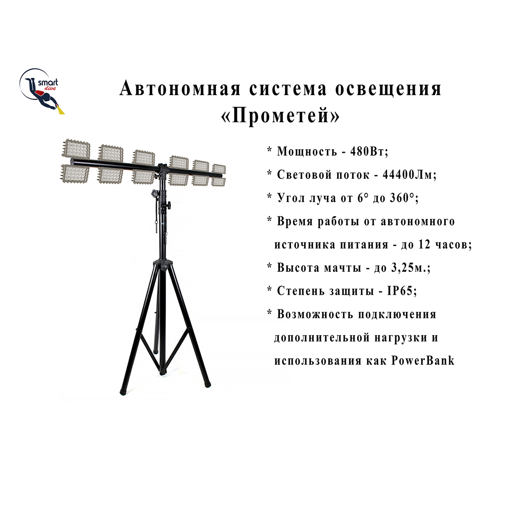 Автономная система освещения "Прометей"